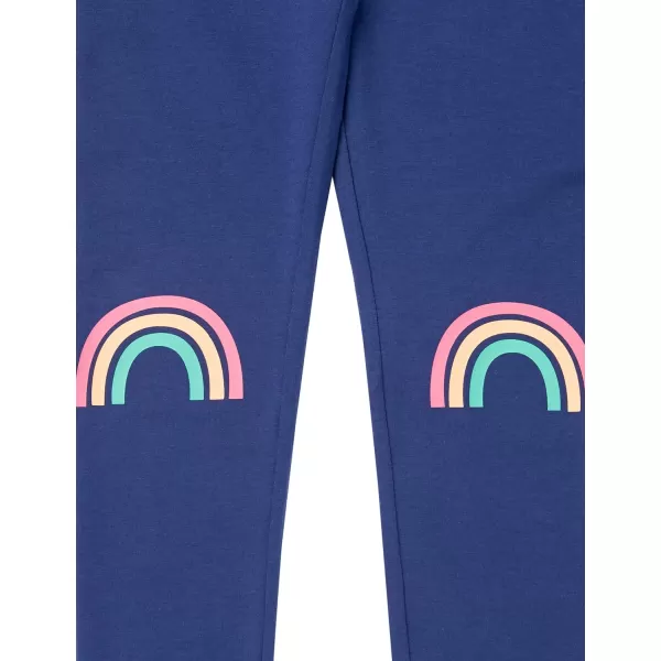 Amazon Essentials Girls and Toddlers Leggings Previously Spotted Zebra Multipacks5 PinkGreenBlue Rainbow