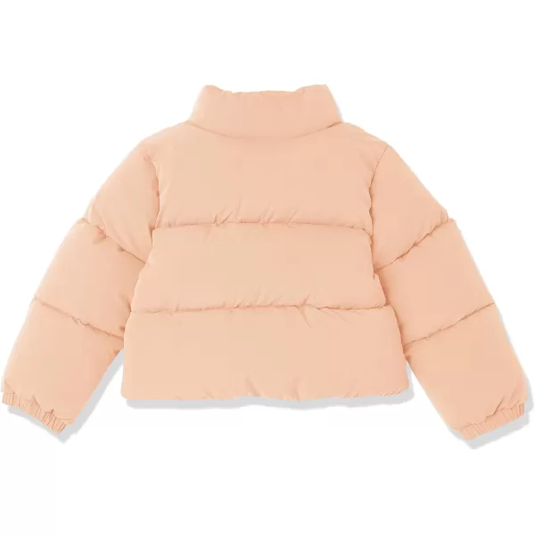 Amazon Essentials Girls and Toddlers Modern Matte PufferLight Brown