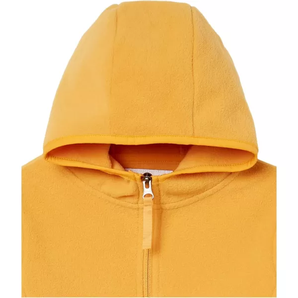 Amazon Essentials Girls and Toddlers Polar Fleece FullZip Hooded Lightweight JacketGolden Yellow
