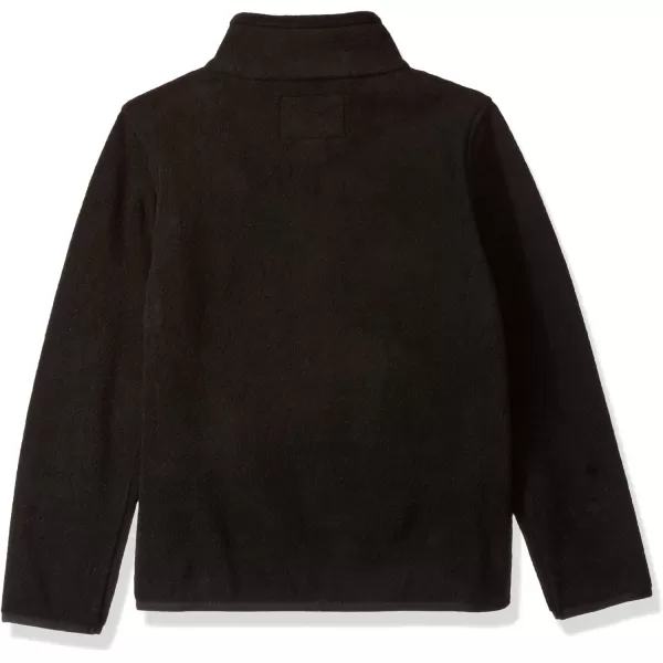 Amazon Essentials Girls and Toddlers Polar Fleece FullZip Mock JacketPolyester Black