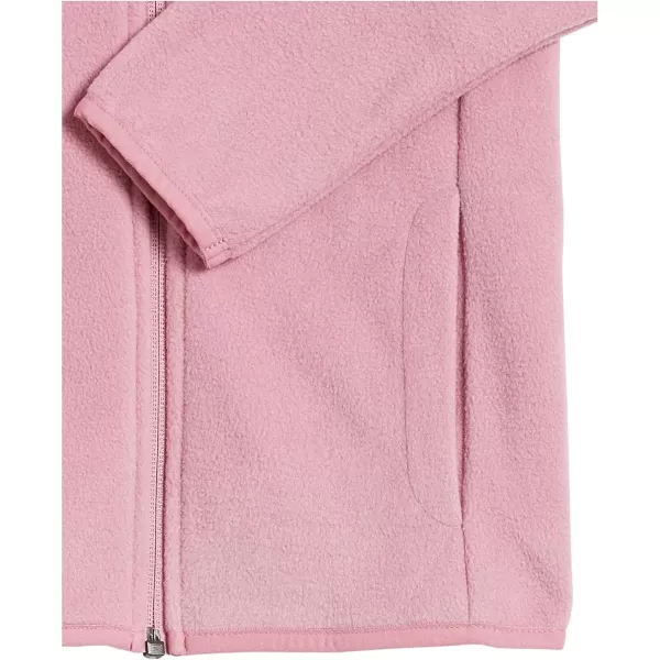 Amazon Essentials Girls and Toddlers Polar Fleece FullZip Mock JacketPolyester Mauve