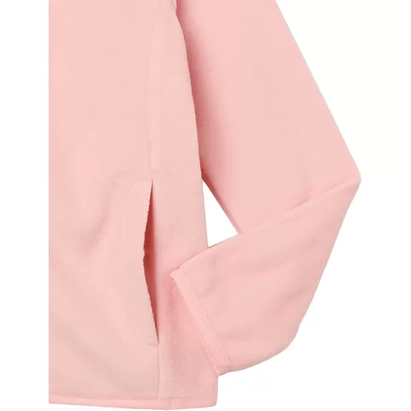 Amazon Essentials Girls and Toddlers Polar Fleece FullZip Mock JacketPolyester Soft Pink