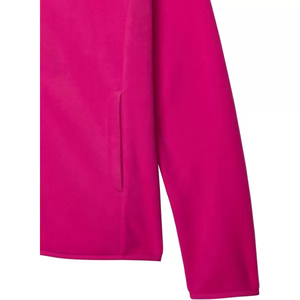 Amazon Essentials Girls and Toddlers Polar Fleece FullZip Mock JacketRecycled Polyester Pink