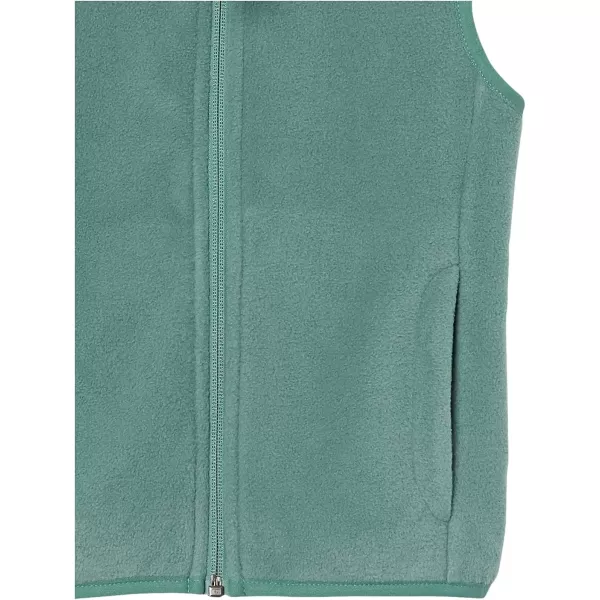 Amazon Essentials Girls and Toddlers Polar Fleece VestPolyester Green