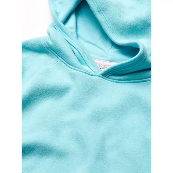 Amazon Essentials Girls and Toddlers Pullover Hoodie SweatshirtAqua Blue