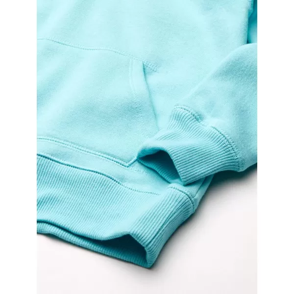Amazon Essentials Girls and Toddlers Pullover Hoodie SweatshirtAqua Blue