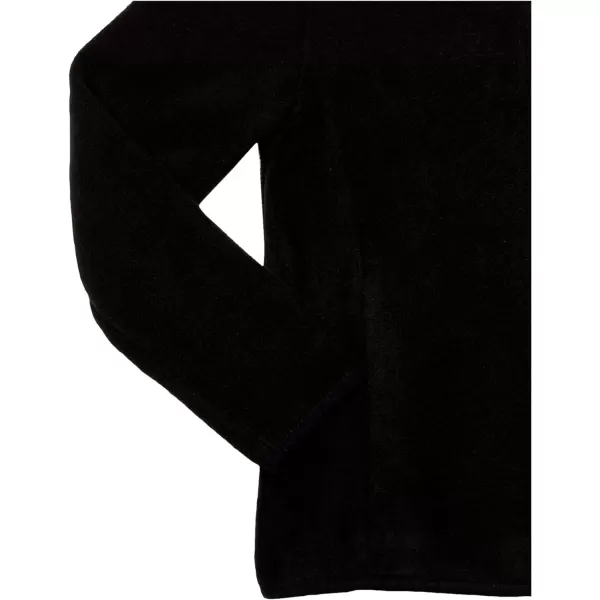 Amazon Essentials Girls and Toddlers QuarterZip Polar Fleece JacketRecycled Polyester Black