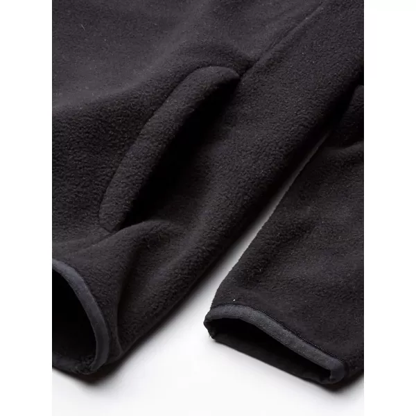 Amazon Essentials Girls and Toddlers QuarterZip Polar Fleece JacketRecycled Polyester Black
