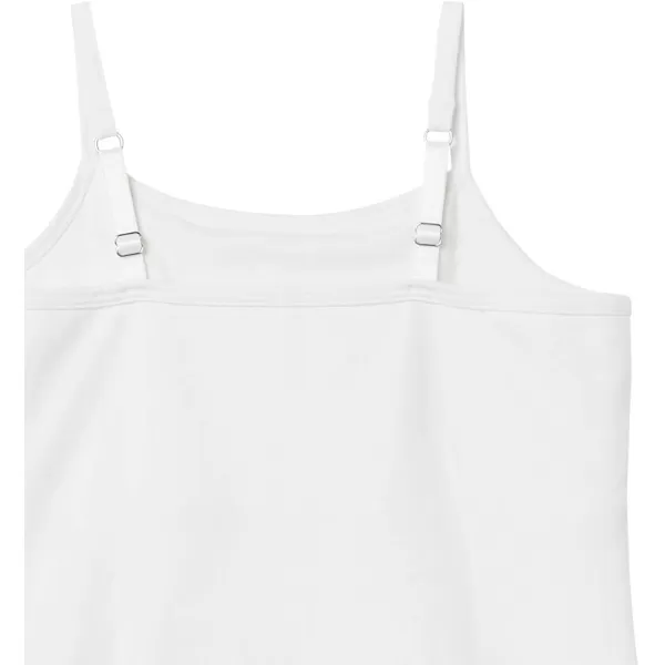 Amazon Essentials Girls and Toddlers Shelf Layering Camisole Pack of 4White