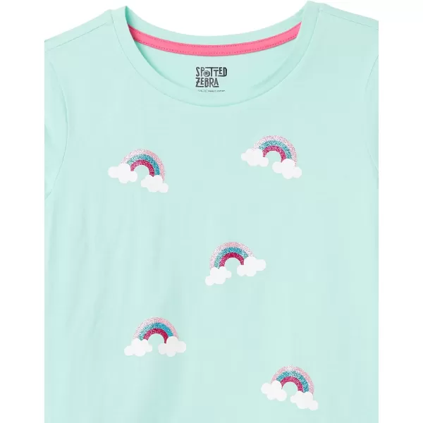 Amazon Essentials Girls and Toddlers ShortSleeve and Sleeveless Tunic Tops Previously Spotted Zebra Multipacks3 PinkBlueGreen