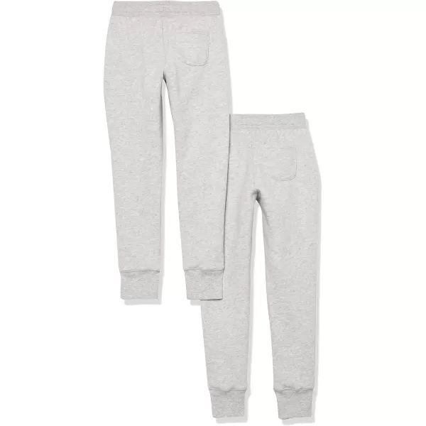 Amazon Essentials Girls and Toddlers Sweatpants Multipacks2 Light Grey Heather