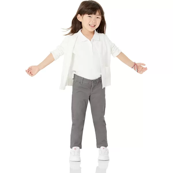 Amazon Essentials Girls and Toddlers Uniform Slim Fit Cardigan SweaterRed