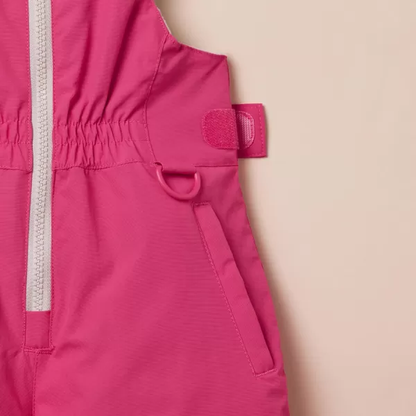 Amazon Essentials Girls and Toddlers WaterResistant Snow BibPink
