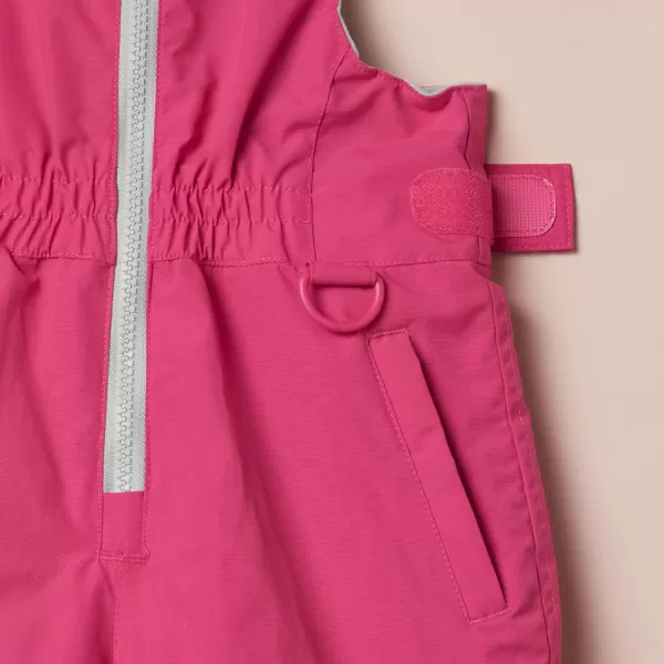 Amazon Essentials Girls and Toddlers WaterResistant Snow BibPink
