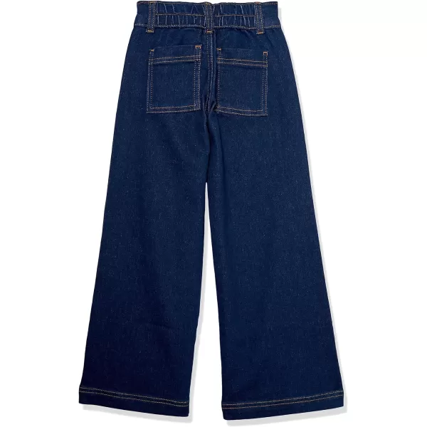 Amazon Essentials Girls and Toddlers Wide Leg JeansDark Indigo