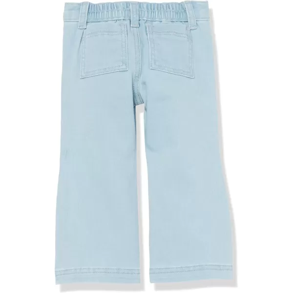 Amazon Essentials Girls and Toddlers Wide Leg JeansLight Blue