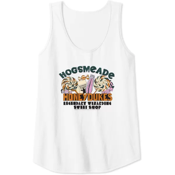 Amazon Essentials Harry Potter Honeydukes Legendary Wizarding Sweet Shop Tank TopWhite