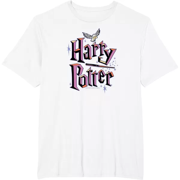 Amazon Essentials Harry Potter Multicolor Purple Logo TShirtWhite