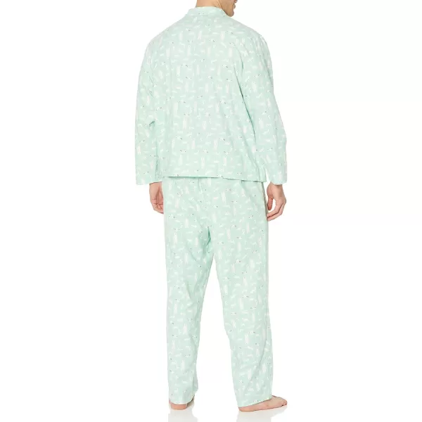 Amazon Essentials Holiday Family Matching Pajama SetsMens Forest Animals  Flannel Set