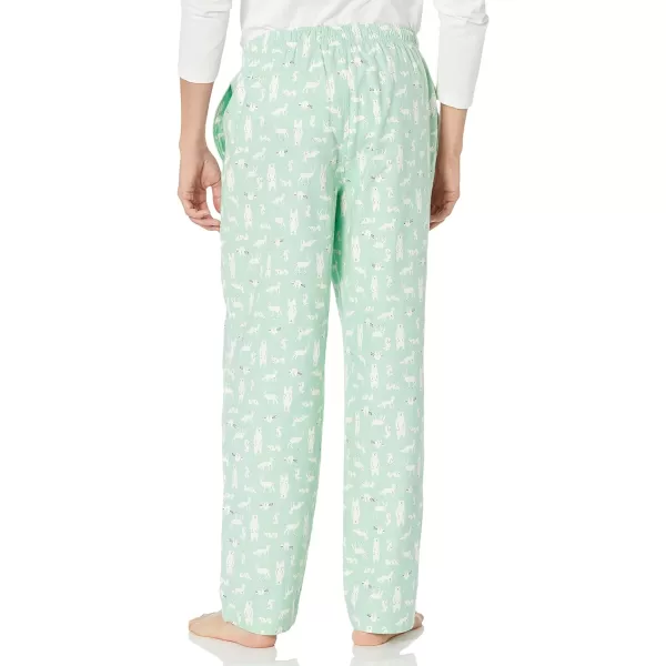 Amazon Essentials Holiday Family Matching Pajama SetsMens Forest Animals  Pant