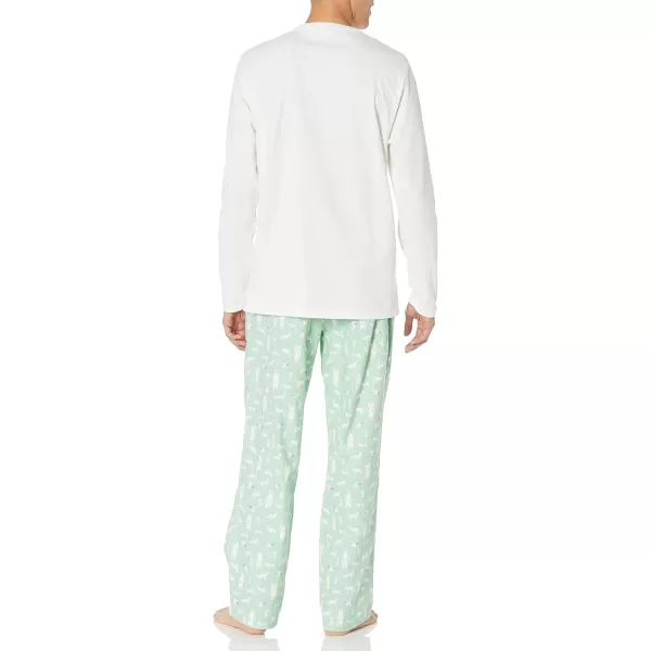 Amazon Essentials Holiday Family Matching Pajama SetsMens Forest Animals  Set
