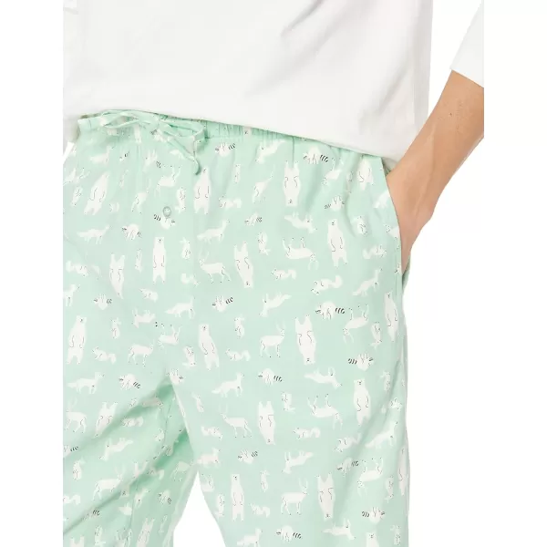 Amazon Essentials Holiday Family Matching Pajama SetsMens Forest Animals  Set