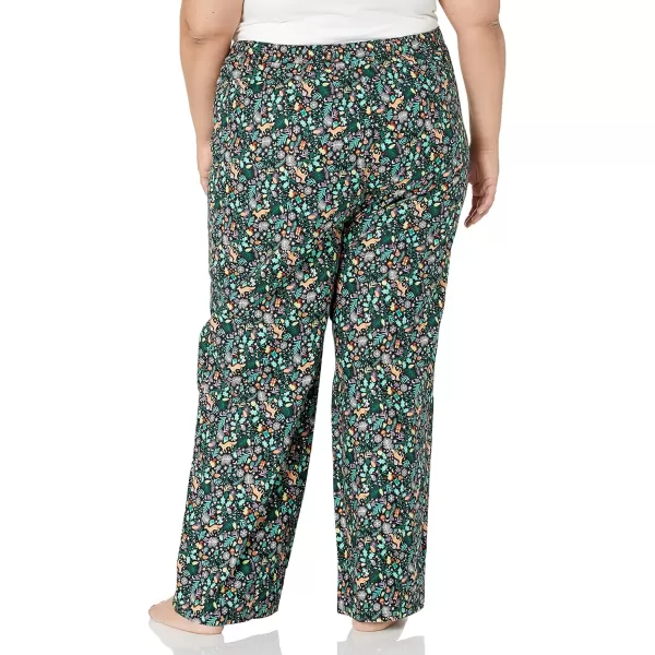 Amazon Essentials Holiday Family Matching Pajama SetsWomens Black Folkloric  Pant