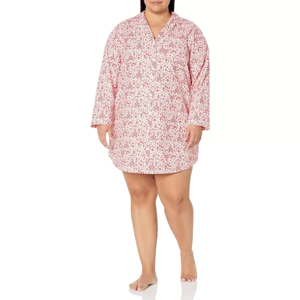Amazon Essentials Holiday Family Matching Pajama SetsWomens White Forest  Nightgown
