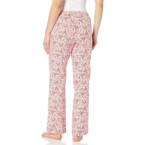 Amazon Essentials Holiday Family Matching Pajama SetsWomens White Forest  Pant