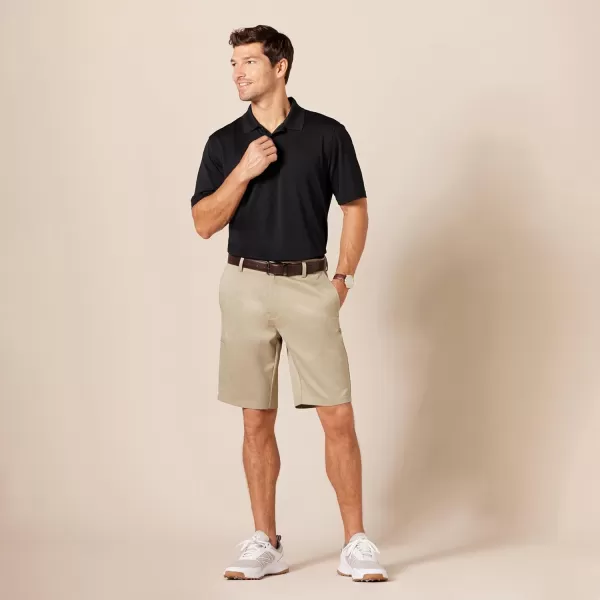 Amazon Essentials Mens 10 ClassicFit Cargo Golf Short Available in Big  TallKhaki Brown