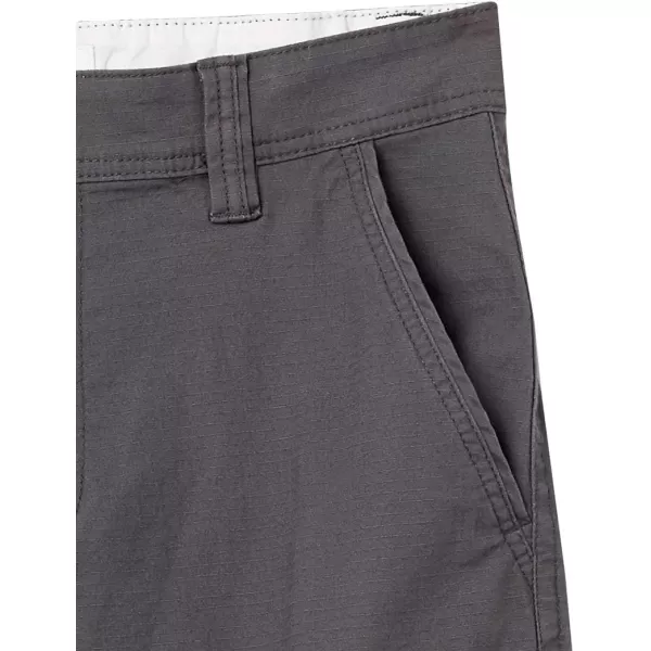 Amazon Essentials Mens 10 Lightweight Ripstop Stretch Cargo ShortDark Grey