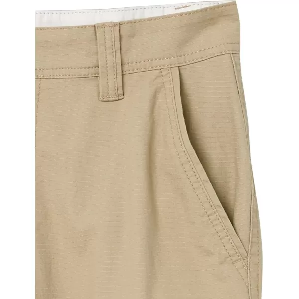 Amazon Essentials Mens 10 Lightweight Ripstop Stretch Cargo ShortKhaki Brown