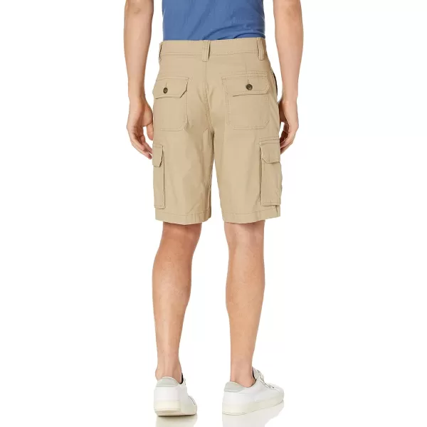 Amazon Essentials Mens 10 Lightweight Ripstop Stretch Cargo ShortKhaki Brown