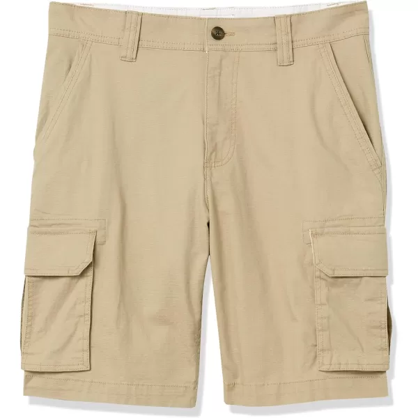 Amazon Essentials Mens 10 Lightweight Ripstop Stretch Cargo ShortKhaki Brown