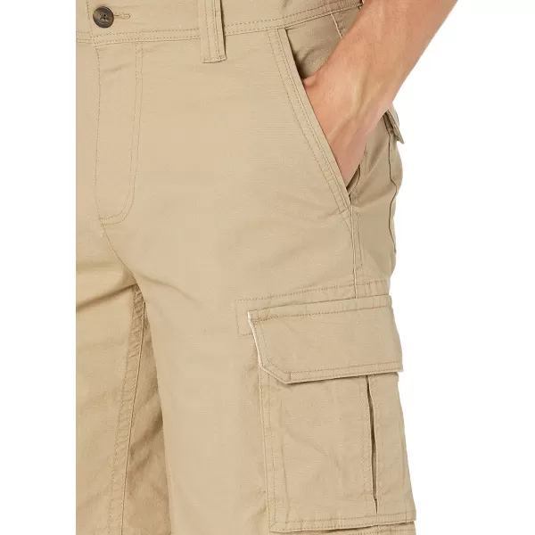 Amazon Essentials Mens 10 Lightweight Ripstop Stretch Cargo ShortKhaki Brown