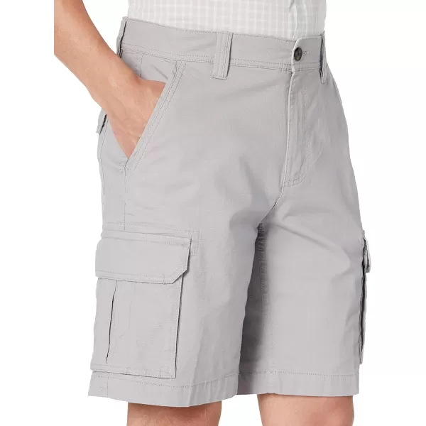 Amazon Essentials Mens 10 Lightweight Ripstop Stretch Cargo ShortSilver