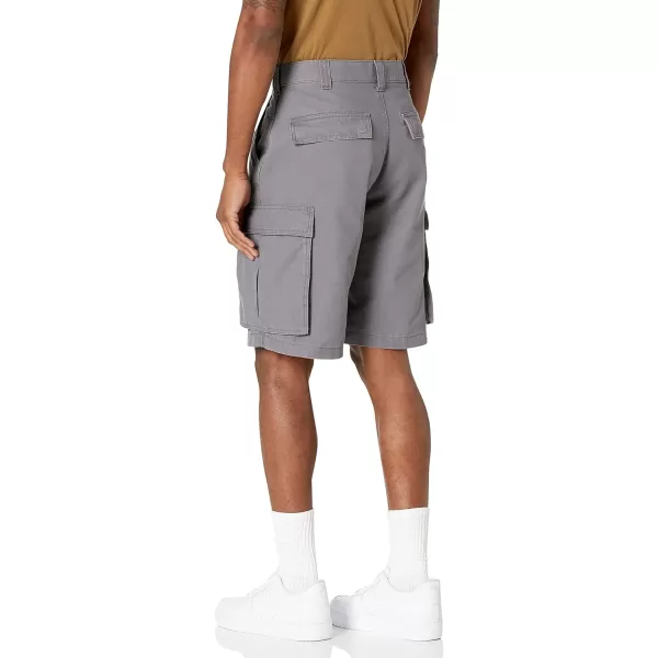 Amazon Essentials Mens 11 Workwear Cargo ShortGrey