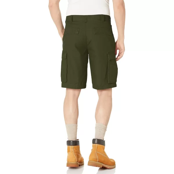 Amazon Essentials Mens 11 Workwear Cargo ShortOlive