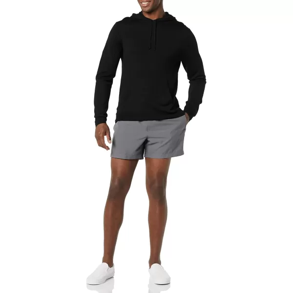 Amazon Essentials Mens 5 QuickDry Swim TrunkCharcoal