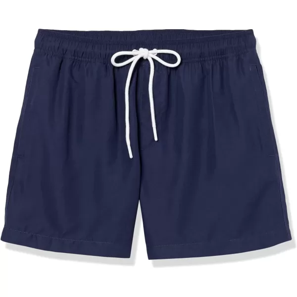 Amazon Essentials Mens 5 QuickDry Swim TrunkNavy