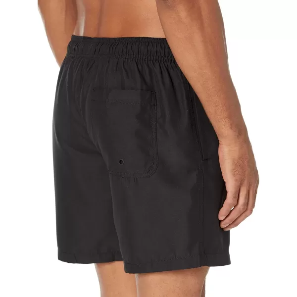 Amazon Essentials Mens 7 QuickDry Swim TrunkBlack