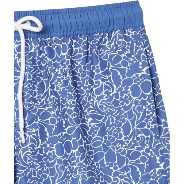 Amazon Essentials Mens 7 QuickDry Swim TrunkLight Blue