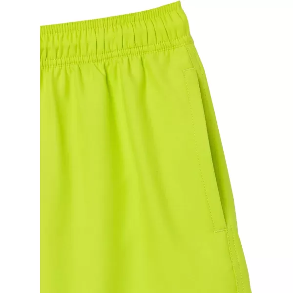 Amazon Essentials Mens 7 QuickDry Swim TrunkLime Green