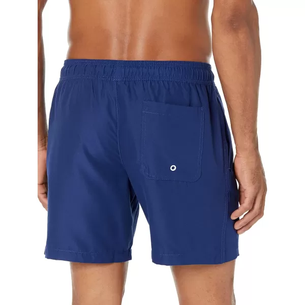 Amazon Essentials Mens 7 QuickDry Swim TrunkNavy