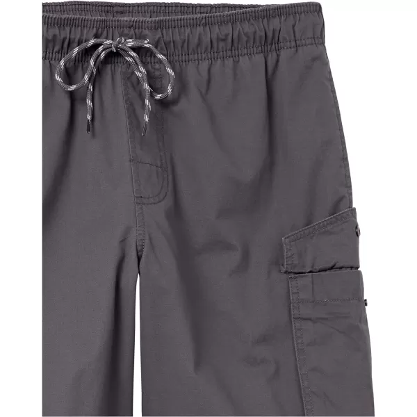 Amazon Essentials Mens 9 Elastic Waist Cargo ShortDark Grey