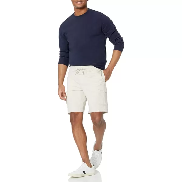 Amazon Essentials Mens 9 Elastic Waist Cargo ShortStone