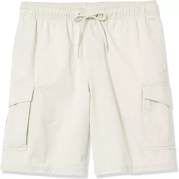 Amazon Essentials Mens 9 Elastic Waist Cargo ShortStone