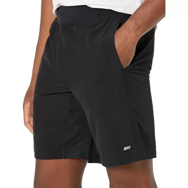 Amazon Essentials Mens 9 Stretch Woven Training ShortBlack