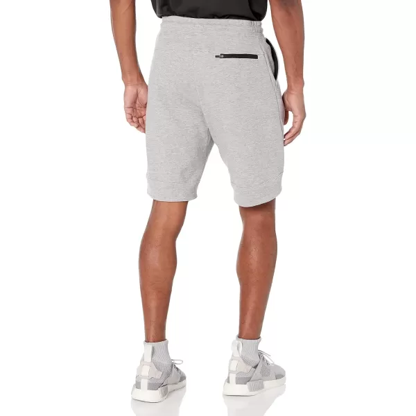 Amazon Essentials Mens 9 Tech Fleece Active ShortLight Grey Heather
