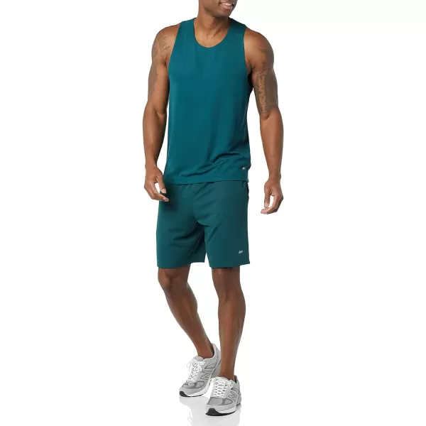 Amazon Essentials Mens Active Performance Tech Racerback TankDark Green